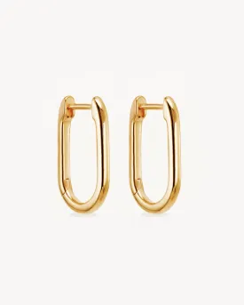 18k Gold Vermeil Journey Hoops