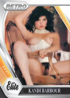 2021 Retro Elite Series Kandi Barbour Nude Card