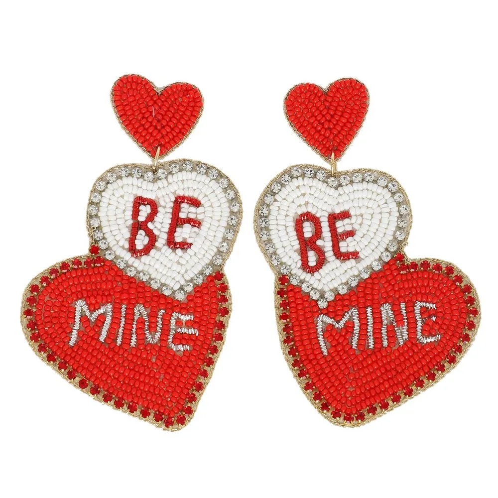 Be Mine Double Heart Earring