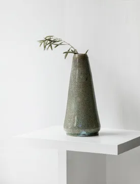 Conical Crackle Vase