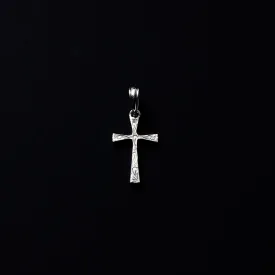 Engraved Tiny Cross Pendant