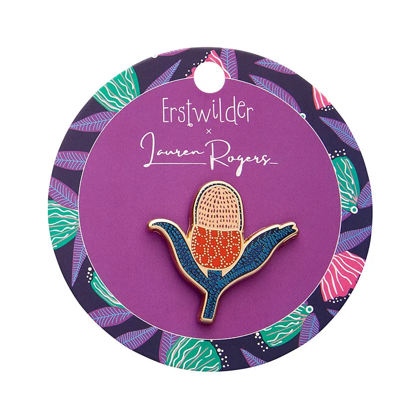 Erstwilder x Lauren Rogers - Bulgalla Blooms Enamel Pin