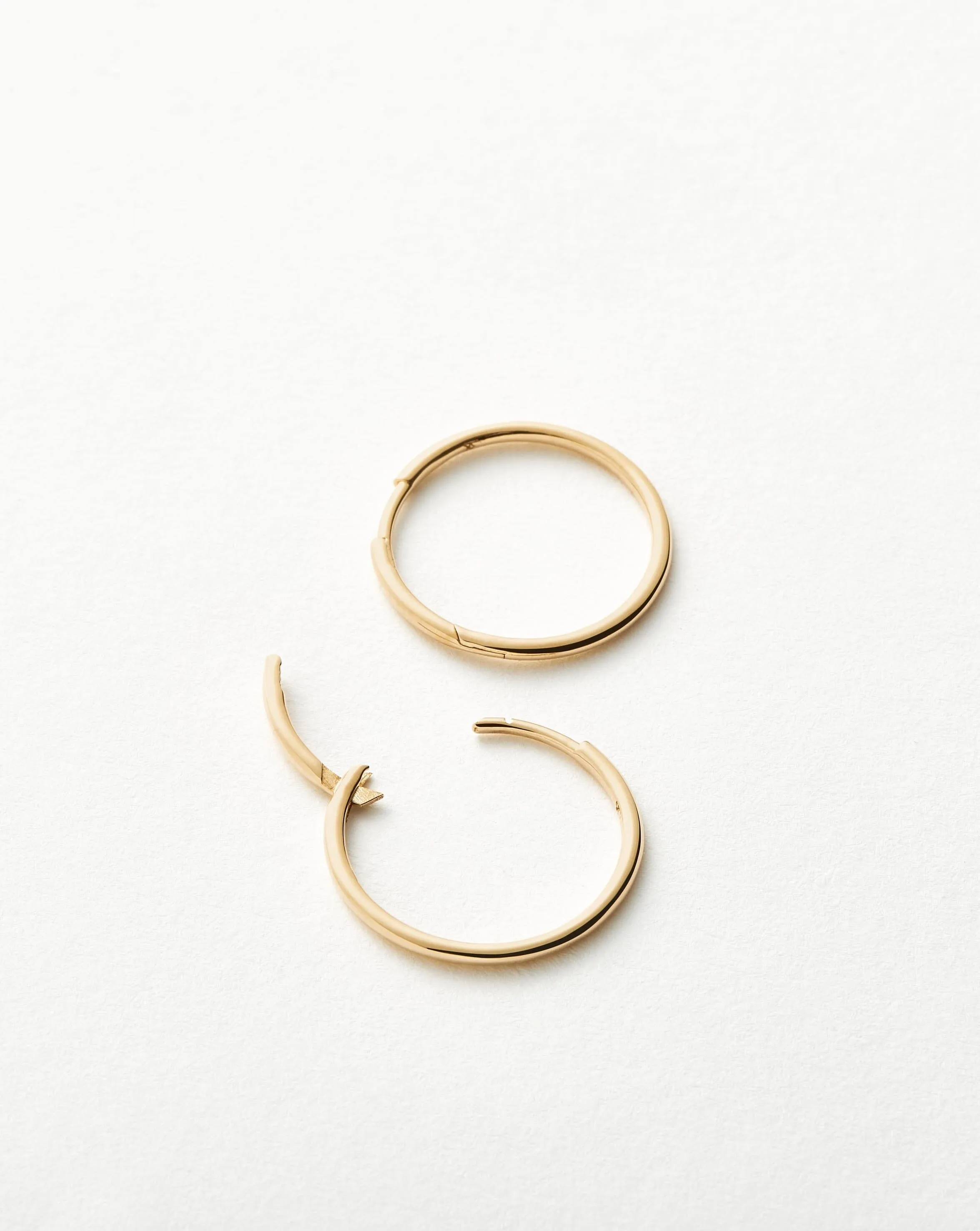 Fine Classic Small Hoop Earrings