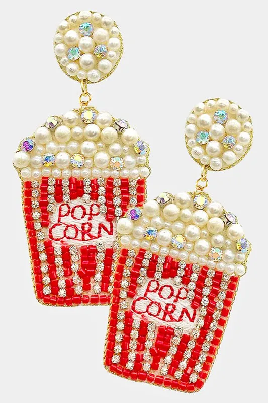 Grab the Popcorn Beaded Earrings