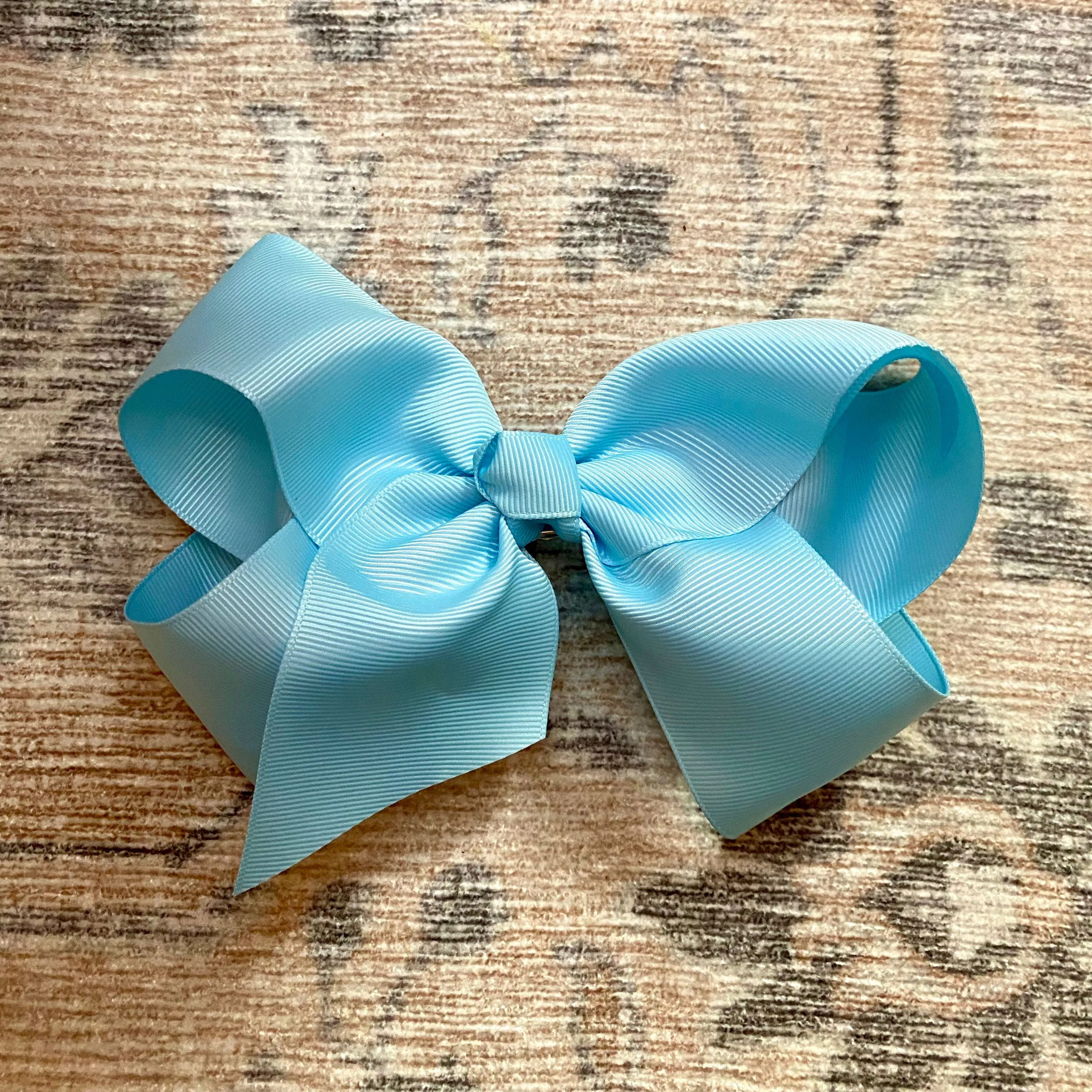 Hair Bow in Grosgrain Ribbon - 6 inch