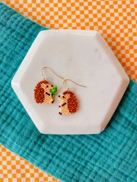 Hedgies in Love | Beaded Earrings