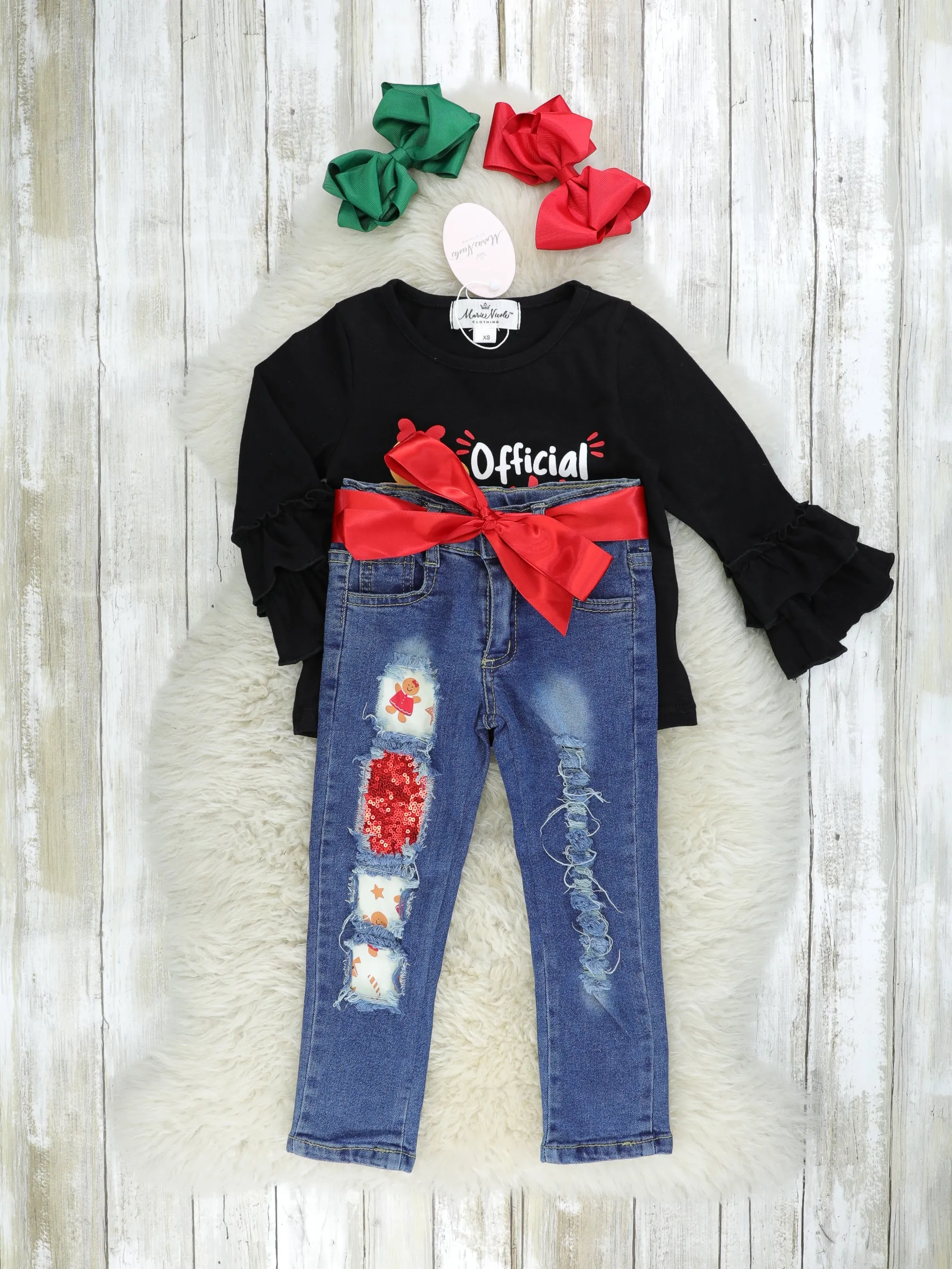 "Official Cookie Tester" Denim Outfit