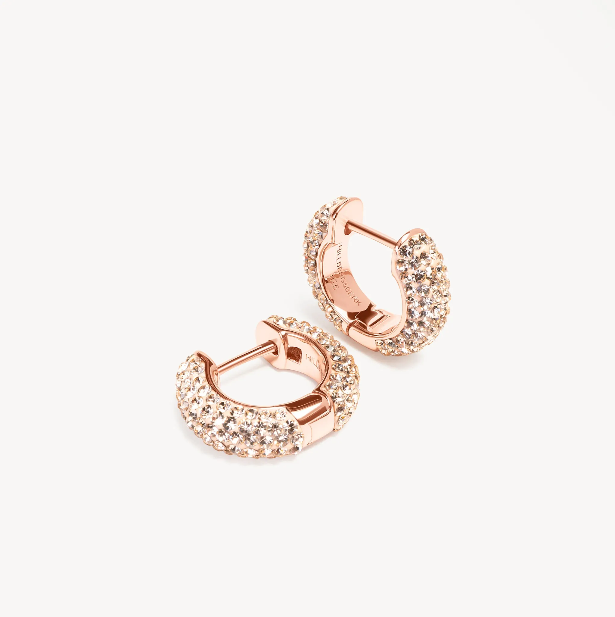 Small Sparkle Hoop Earrings