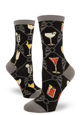 Speakeasy Cocktails Women's Socks