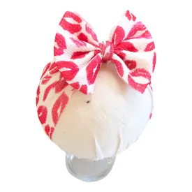 XOXO Kisses Valentines Day Headwrap Baby Bow